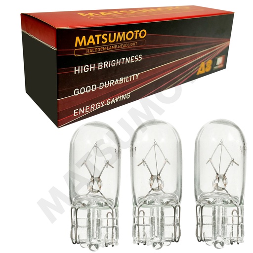 [T10-Multifuncional] Ampolletas Halógenas T10 (W5W)