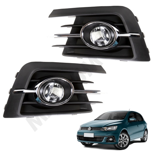 [TB026VW-CH-B] Kit de Neblineros Volkswagen GOL con botón universal (2016-2017)