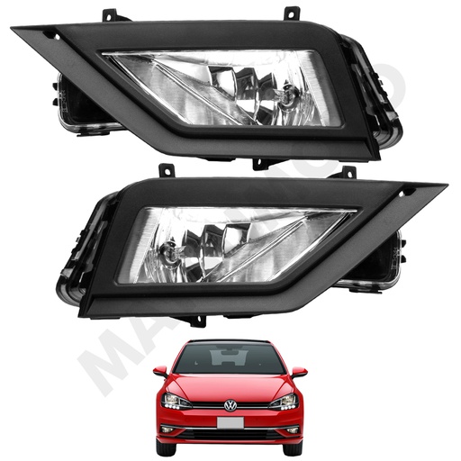 [TB035VW] Kit de Neblineros Volkswagen GOL 8 OEM Switch tipo original (perilla) (2018-2020)