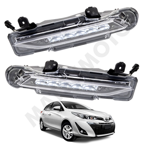 [TB053TA-DRL] Kit DRL Biseles con Led Blanca - Luz Intermitente Toyota Yaris (2018-2022)