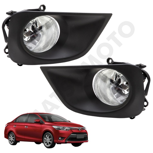 [TB268TA] Kit de Neblineros Toyota Yaris Sedan (2014-2017)