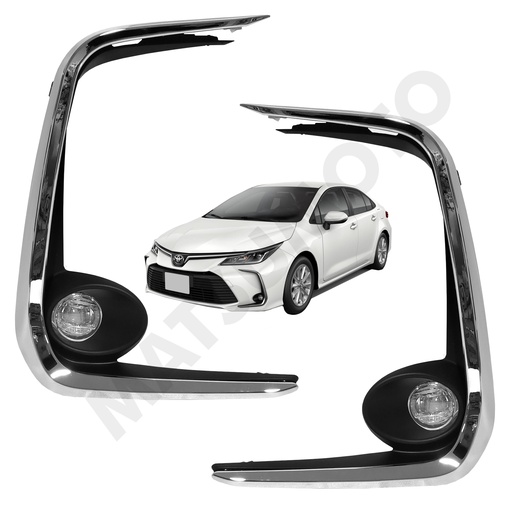 [TB344TA-CH-LED] Kit de Neblineros Toyota Corolla (2020-2022) LED