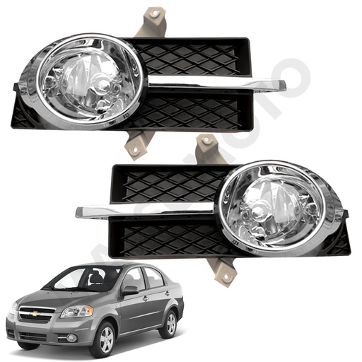 [TB609CV-CH] Kit de Neblineros Chevrolet Aveo (2008-2016)