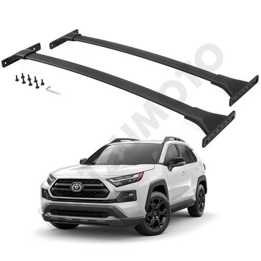 [YH-B-027] Set Barras transversal tipo original version Adventure para Toyota Rav4 (2019 - 2022)