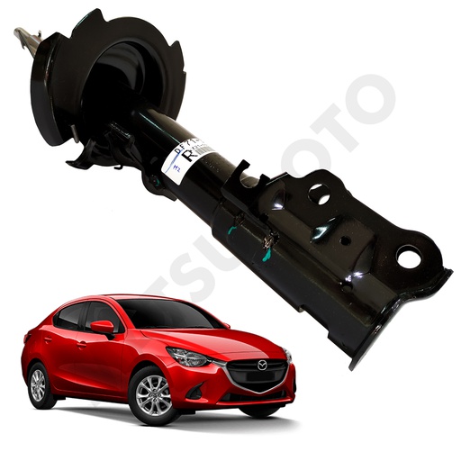 [DF71-34-700F] Amortiguador Delantero Derecho RH MAZDA 2 SEDAN (2010 - 2019)