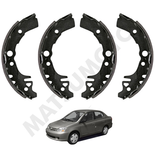 [449552010] Balatas / Patines de Freno Toyota Yaris Echo 180*25 (2000-2005)