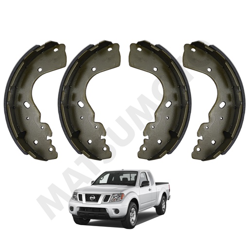 [D4060EB70A] Balatas / Patines de Freno Nissan NP300 Navara 295*55 (2009-2015)