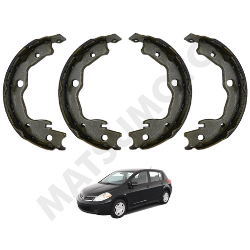 [44060ED026] Balatas / Patines de Freno Nissan Tiida 203.2*30 (2009-2014)