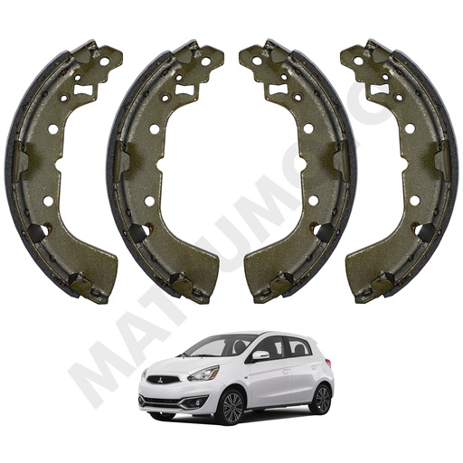 [4600A350] Balatas / Patines de Freno Mitsubishi Mirage (2012 - ON)  180.4*30