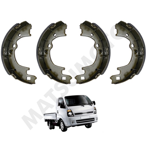 [583504EA00] Balatas / Patines de Freno Kia Frontier  220*55