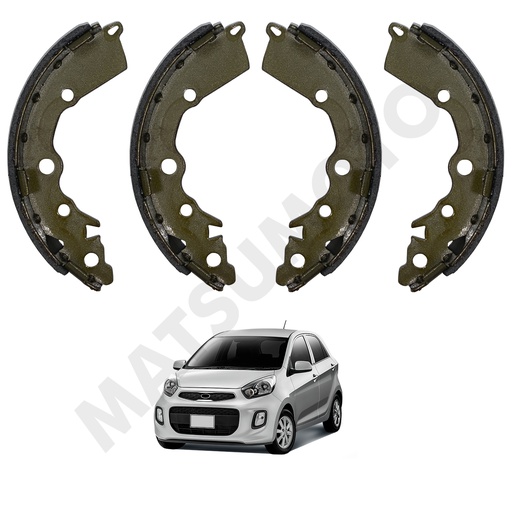 [583501YA00] Balatas / Patines de Freno Kia Morning 180*25 (2012-2016)