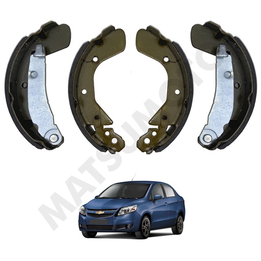 [9041435] Balatas / Patines de Freno Chevrolet Sail 200*35 (2010-2016)