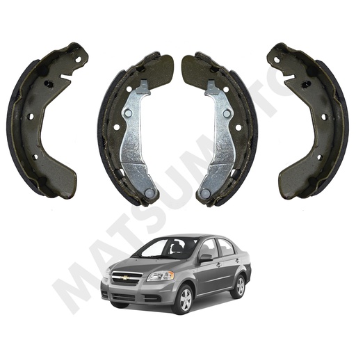 [96473229] Balatas / Patines de Freno Chevrolet Aveo Sedan 200*35 (2009-2016)