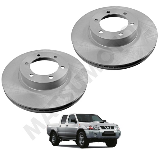 [402062S401] MD398 Disco de Freno Delantero Nissan Terrano 4x4 (2008-2015) Dob Cabina