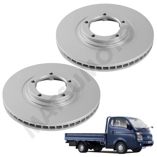 [517124F000] MD318 Disco de Freno Delantero Hyundai  Porter (2006-ON)