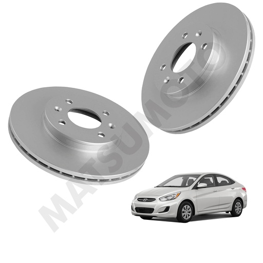 [517121R000] MD633 Disco de Freno Delantero Hyundai  Accent RB (2011-2019)