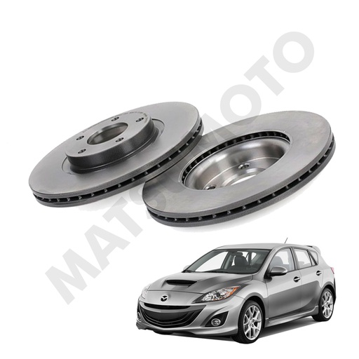 [C24Y-26-251C] MD414 Disco de Freno Trasero Mazda 3 (2008 - 2013)