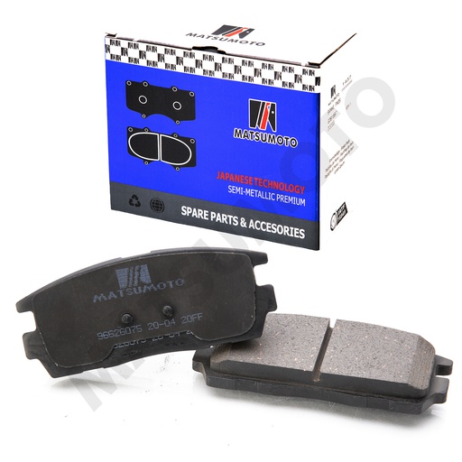 [SM-96626075] M929 M736  Pastillas de Freno Semi Metalica Trasera Chevolet Suzuki