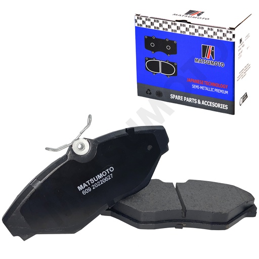 [SM-0603BAB03141N] M609 Pastillas de Freno Semi-metálica Delanteras Mahindra Scorpio