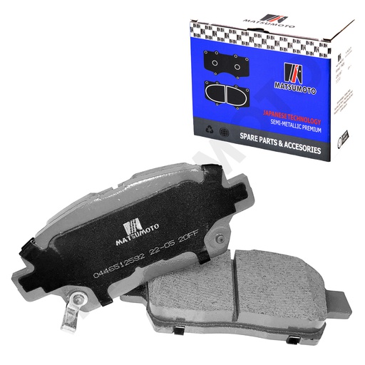 [SM-9100710] M677 Pastillas de Freno Semi-metálica Delanteras Great Wall M4 / Florid (2013-2025)