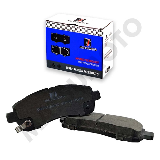 [SM-DOYN-33-28ZB] M1468 Pastillas de Freno Semi Metalica Delantera Mazda Demio (2007 - 2014) / Mazda 2 (2007 - 2015)