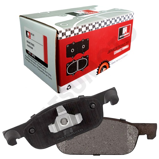 [410605536R] M1381 Pastillas de Freno Ceramica Delantera Renault Clio (2012-2019)
